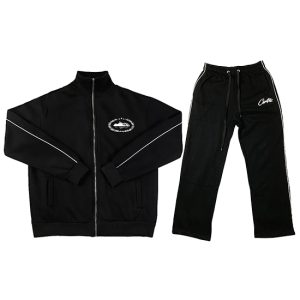 Chándal Negro Con Cremallera Corteiz