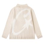 Sweater Corteiz Mohair Con Cuello Afelpado