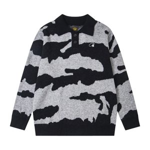Sweater De Punto De Camuflaje Polo
